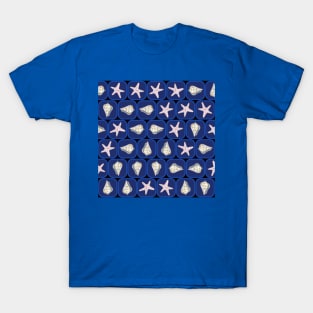 Seashells pattern T-Shirt